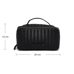 Rosemunde Toilettaske Flet Sort