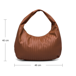 Rosemunde Skuldertaske Flet Nougat Brun