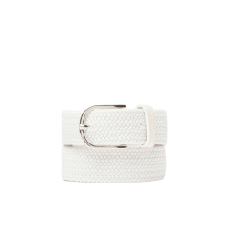 Saddler Ekberg Flettet Tekstilblte Hvid