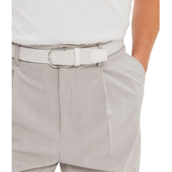 Saddler Ekberg Flettet Tekstilblte Hvid