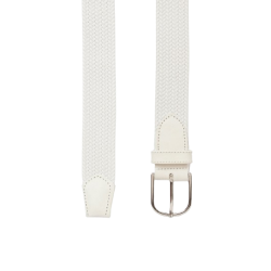 Saddler Ekberg Flettet Tekstilblte Hvid