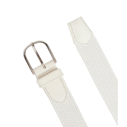 Saddler Ekberg Flettet Tekstilblte Hvid