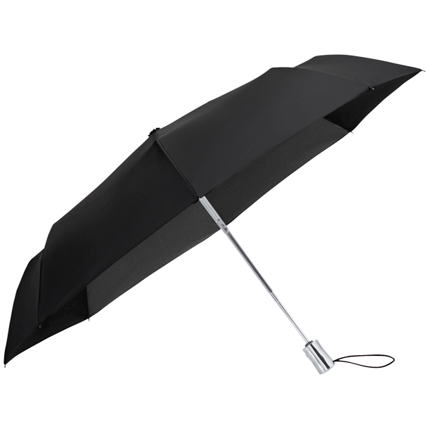 Samsonite Rain Pro 3-sektions paraply i sort set fra siden