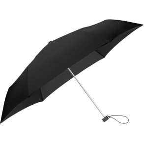 Samsonite Rain Pro 3-sektions manuel paraply i sort set fra siden