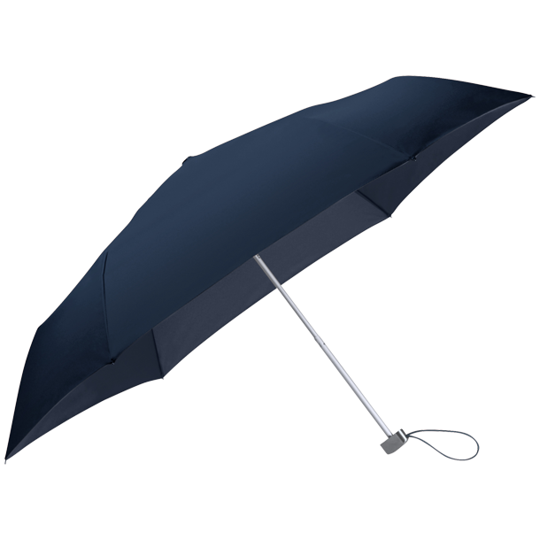 Samsonite Rain Pro 3-sektions manuel paraply i bl� set fra siden