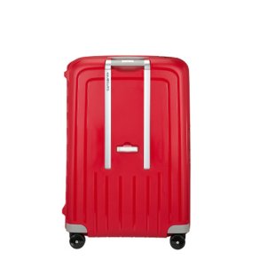 Rd Samsonite S'Cure 75 cm spinnerkuffert set bagfra med slv teleskophndtag