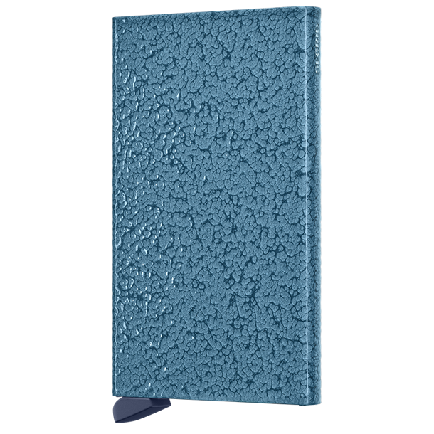 Secrid Cardprotector Hammerstone navy &ndash; lukket kortholder set forfra