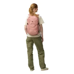 Fj�llr�ven Skule 24 rygs�k Dusty Rose b�ret p� ryggen