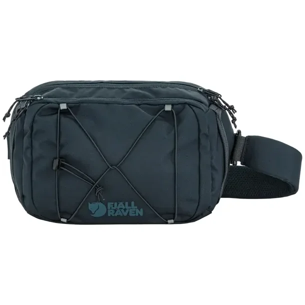 Fj�llr�ven Skule Sling 6 skuldertaske Navy set forfra