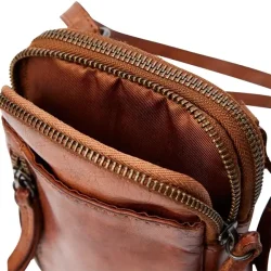 Pia Ries Tiri Mobiltaske Cognac