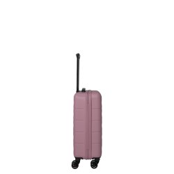 Travelite Goomera kabinekuffert 55 cm Smoky Rose set fra siden med teleskophndtag