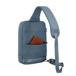 Travelite Workfloow crossover denim blue sikkerhedslomme bagp�
