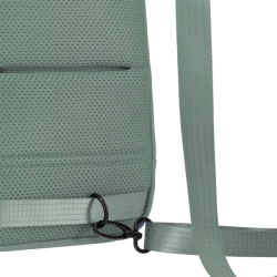 Travelite Workfloow crossover salbei gr�n detalje af rem og sp�nde