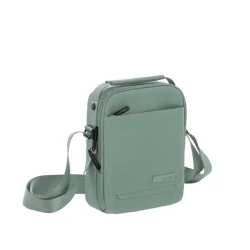 Travelite Workfloow skuldertaske salbei gr�n skr� vinkel