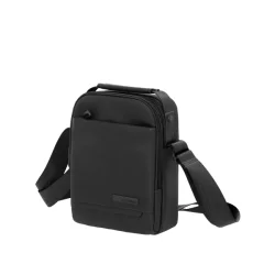 Travelite Workfloow crossbody taske sort skr� forfra