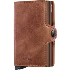 Secrid Twinwallet Vintage Cognac-Brown forside lukket