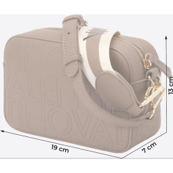 Valentino Pansy Skuldertaske Taupe