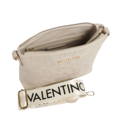 Valentino Pansy skuldertaske Ecru/Beige