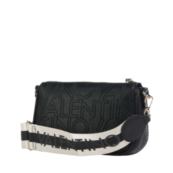 Valentino Pansy skuldertaske i Sort Kunstlder