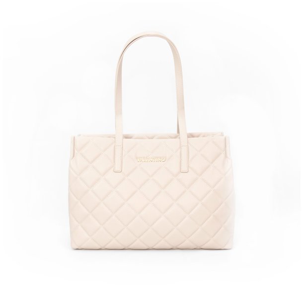 Valentino Bags Ocarina Shopper Ecru VBS3KK10