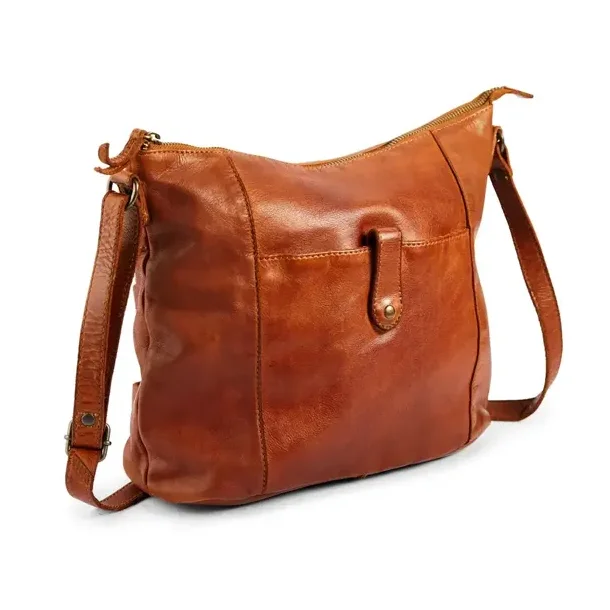 Pia Ries Veya Skuldertaske Cognac