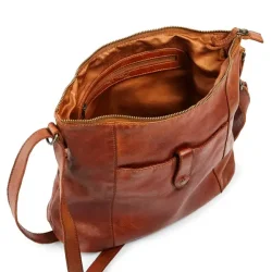 Pia Ries Veya Skuldertaske Cognac