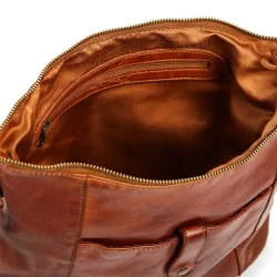 Pia Ries Veya Skuldertaske Cognac