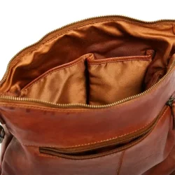 Pia Ries Veya Skuldertaske Cognac