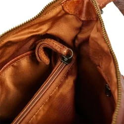 Pia Ries Veya Skuldertaske Cognac