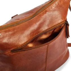 Pia Ries Veya Skuldertaske Cognac