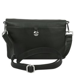 Gr�n Adax Amalfi Sandra skuldertaske med justerbar skulderrem set bagfra