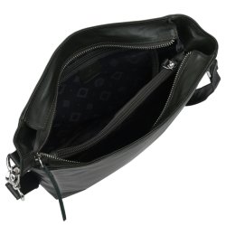 Adax Amalfi Olga skuldertaske gr�n �ben med rummeligt hovedrum