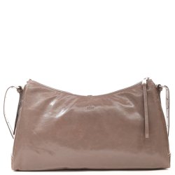 Adax Milano Emilie skuldertaske i elephant l�der set forfra