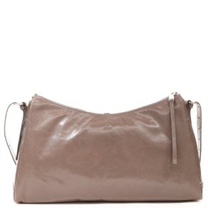 Adax Milano Emilie skuldertaske i elephant l�der set forfra