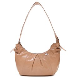 Adax Milano Pascale skuldertaske sand set bagfra