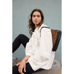 ADAX Amalfi Kiki Skuldertaske Leopard