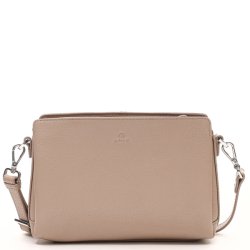 Adax Cormorano Dea skuldertaske desert set forfra i glat l�derdesign