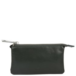 Adax Amalfi Sigrid pung gr�n l�der &ndash; front med pr�get Adax logo