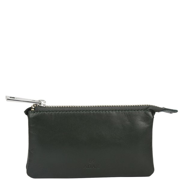Adax Amalfi Sigrid pung gr�n l�der &ndash; front med pr�get Adax logo