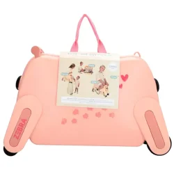 Detalje af overflade og design p� Zebra Trends Ranger b�rnekuffert