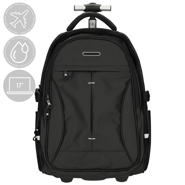 Enrico Benetti Northern 17" Rygsæk på hjul Sort