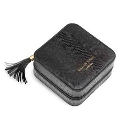 Gillian Jones smykkeskrin i sort lderlook – lukket visning