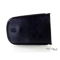 Pia Ries ngleklokke 152 i sort skind set fra siden