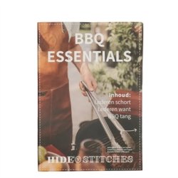 Hide & Stitches grill st med forklde Sort 20097-001