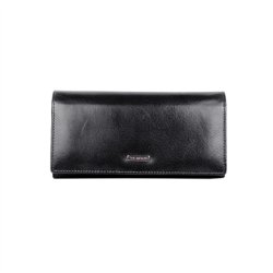 Sort damepung i skind fra The Monte model 2162812 forfra