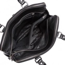 Adax Gerda computertaske sort indvendigt laptop rum