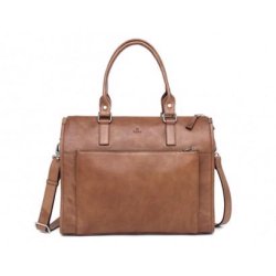 Adax Lulu working bag caramel l�der skuldertaske
