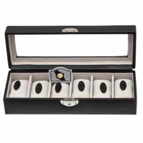 Sort urboks Davidts 367833 set forfra med spejllg og elegant design – Hugo P.dk