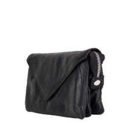 Claire clutch sort fra ReDesigned med aftagelig rem