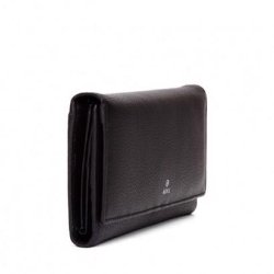 Adax Cormorano Kaisa wallet i sort l�der set fra siden